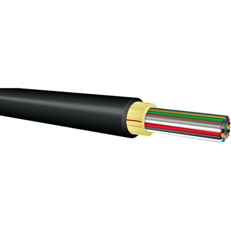 Optical Cable 6-F 62.5/125 IN/OUT RISER, 220/500MHZ*KM DISTRIB. WATER, BLOCKED BLACK DX006DWLS9KR